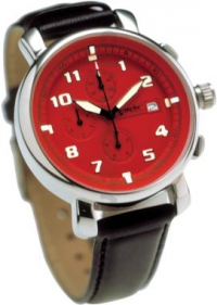 часы Майами с красным циферблатом