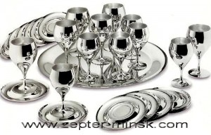 Набор для напитков Принц с серебрением, 25 предметов, от Цептер в Минске, 3170 евро