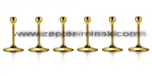 металлические ножки,декорированные золотом, к бокалам Мэджик Хармони от Цептер в Минске, 6 штук, 420 евро